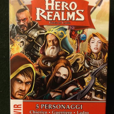 Hero Realms: 5 Personaggi – Chierico, Guerriero, Ladro, Mago, Ranger
