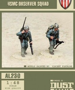 Dust Tactics: USMC Observer Squad – "Artillery Scouts"