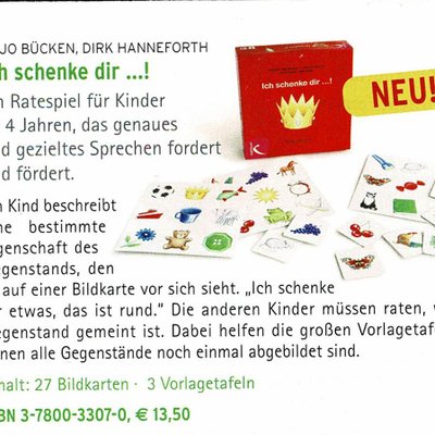 Ich schenke dir ....!