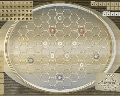 Age of Steam Expansion: Saturn 2101