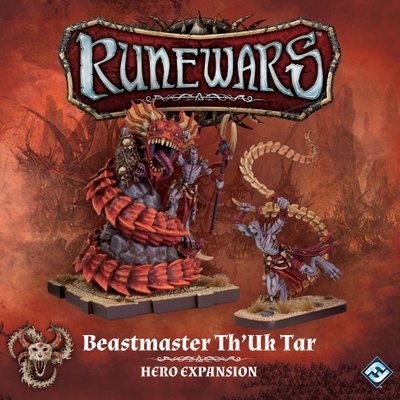 Runewars Miniatures Game: Beastmaster Th'Uk Tar – Hero Expansion
