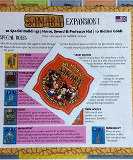 Samara: Expansion 1 – Buildings, Goals & Tokens