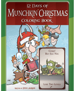 12 Days of Munchkin Christmas Coloring Book