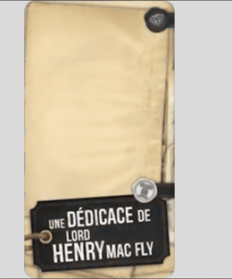 Peanut Club: A dedication from Lord Henry Mac Fly promo card