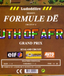 Formule Dé Circuit № 12: SOUTH of AFRICA GRAND PRIX – Kyalami Circuit