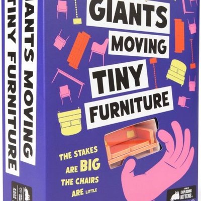 Giants Moving Tiny Furniture