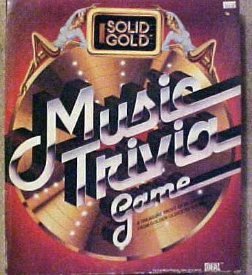Solid Gold Music Trivia Game