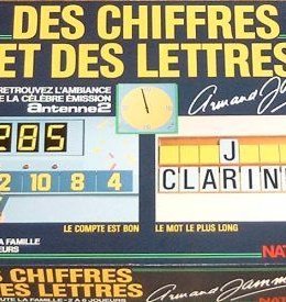 Des chiffres et des lettres
