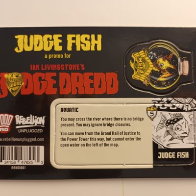Judge Dredd: The Game of Crime-Fighting in Mega-City One – Judge Fish promo