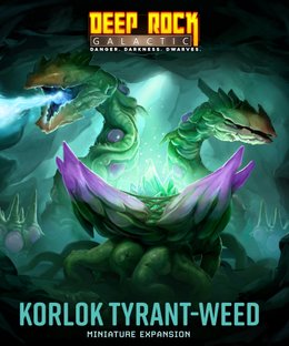 Deep Rock Galactic: The Board Game – Korlok Tyrant-Weed Miniature Expansion