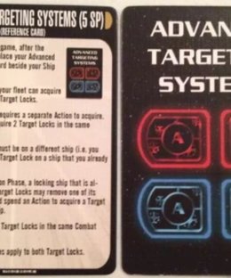 Star Trek: Attack Wing – Advanced Targeting Systems Resource