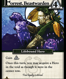 Ascension: Forrest, Beastwarden Promo Card