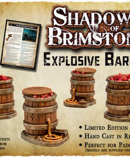 Shadows of Brimstone: Explosive Barrels