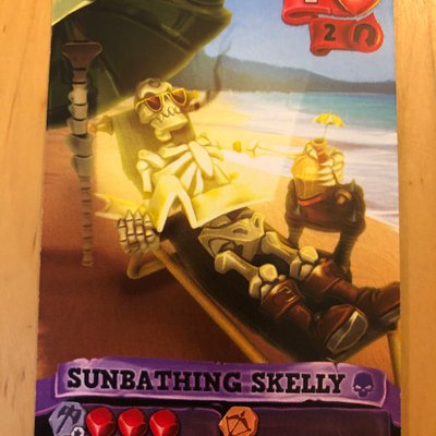 Valor & Villainy: Minions of Mordak – Sunbathing Skelly Promo Card