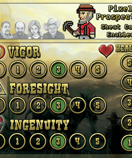 The Lost Dutchman: Pixel Prospector Player Board