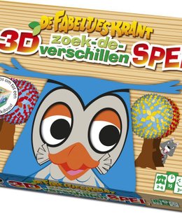 De Fabeltjeskrant 3D zoek-de-verschillen spel