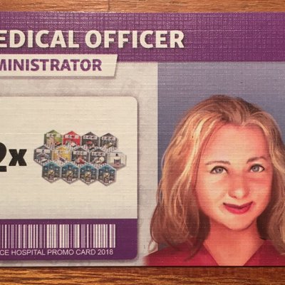 Dice Hospital: Medical Officer Administrator Promo Card