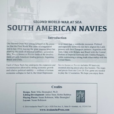 Second World War at Sea: South American Navies