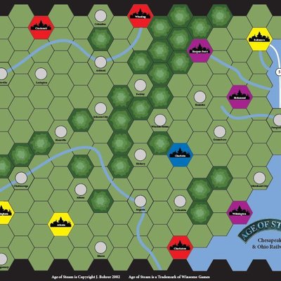 Age of Steam Expansion: Chesapeake & Ohio