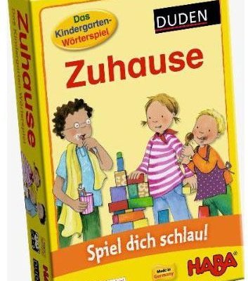 Kindergarten-Wörterspiel: Zuhause