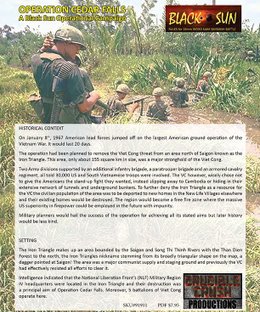 Operation Cedar Falls: A Black Sun Operational Campaign