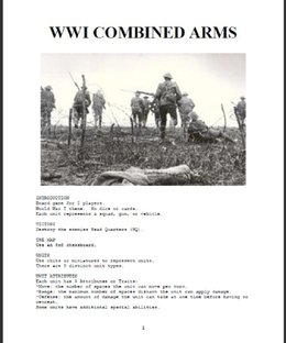 WWI Combined Arms