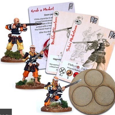 Test of Honour: The Samurai Miniatures Game – Sohei Musketmen