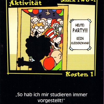 Chez Genius: Promokarte Erstsemesterparty