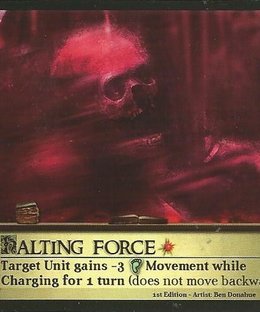 Castle Assault: Halting Force Promo Card