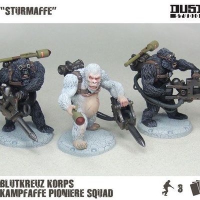 Dust Tactics: Blutkreuz Pioniere Squad – "Sturmaffe"