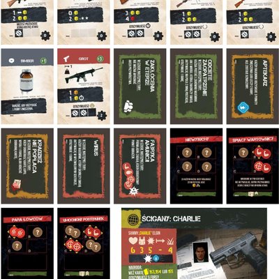 Jagged Alliance: Gra Planszowa – wspieram.to promo cards