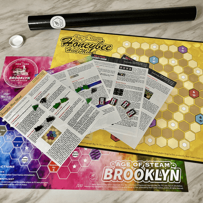 Age of Steam Expansion: Honeybee Hive Mind, Brooklyn & Escape Room