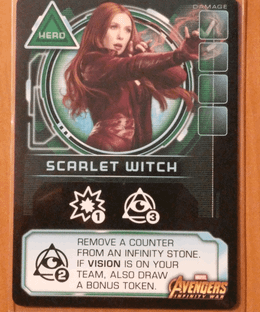 Thanos Rising: Avengers Infinity War – Scarlet Witch Promo Card