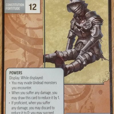 Pathfinder Adventure Card Game: Core Set – Corpse Plate promo card
