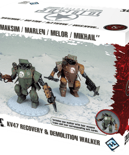 Dust Tactics: KV47 Recovery & Demolition Walker – "Maksim / Marlen / Melor / Mikhail"