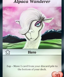 Munchkin Collectible Card Game: Alpaca Wanderer Promo Card