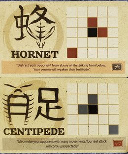 Onitama: Hornet and Centipede Promo Cards