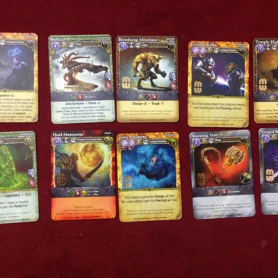 Mage Wars: Dice Tower 2013 funding campaign promo card set