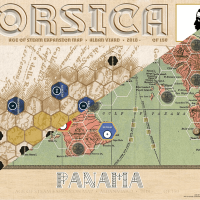 Age of Steam Expansion: Panama/Corsica