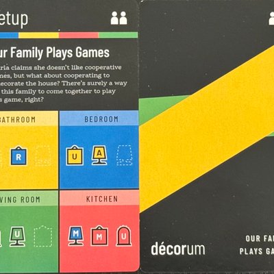 Décorum: Our Family Plays Games Scenario