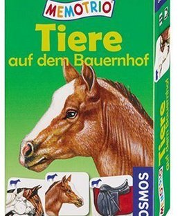 Memotrio: Tiere auf dem Bauernhof