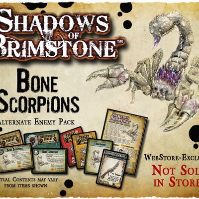 Shadows of Brimstone: Bone Scorpions XL-Sized Alternate Enemy Duo Pack