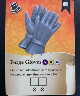 Fire in the Library: Forge Gloves Promo Card