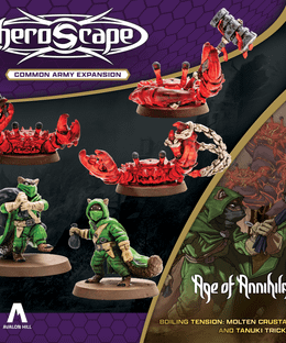 Heroscape: Molten Crustaceans & Tanuki Tricksters Common Army Expansion