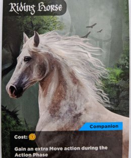 Of Dreams & Shadows: Riding Horse Promo Card
