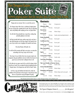 Poker Suite
