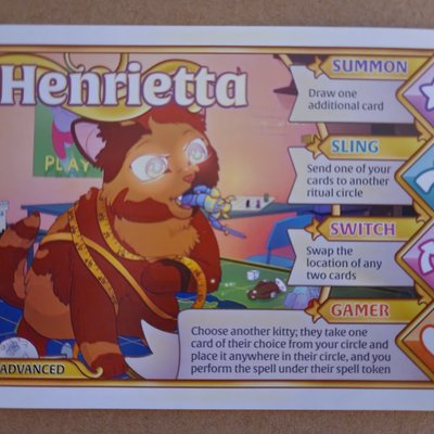Wizard Kittens: Henrietta Promo Card