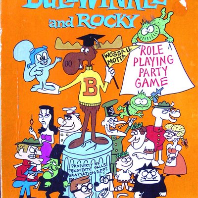 Bullwinkle and Rocky Role Playing Party Game