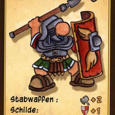 Kleine Helden promo card "Legionär"