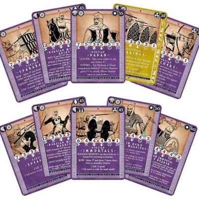 Mortal Gods: Persian Roster & Gifts Card Set